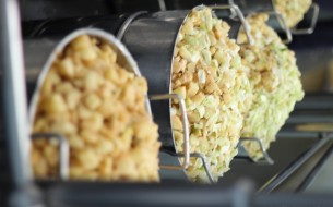 Chopped Vegetables ready for cooking in the kitchen of Bhilai
